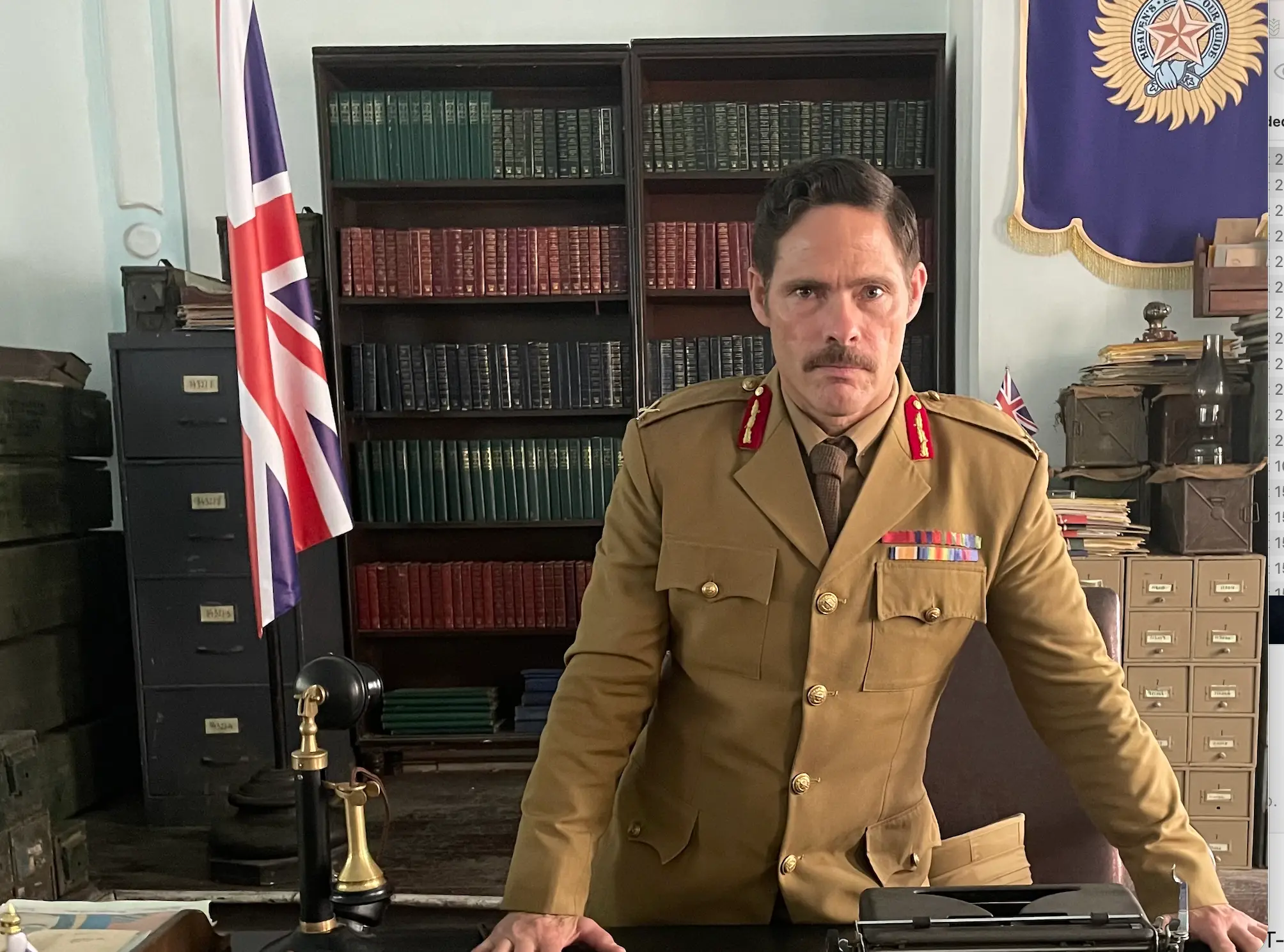 Alex Reece as General Dyer in The Waking of a Nation, directed by Ram Madhvani